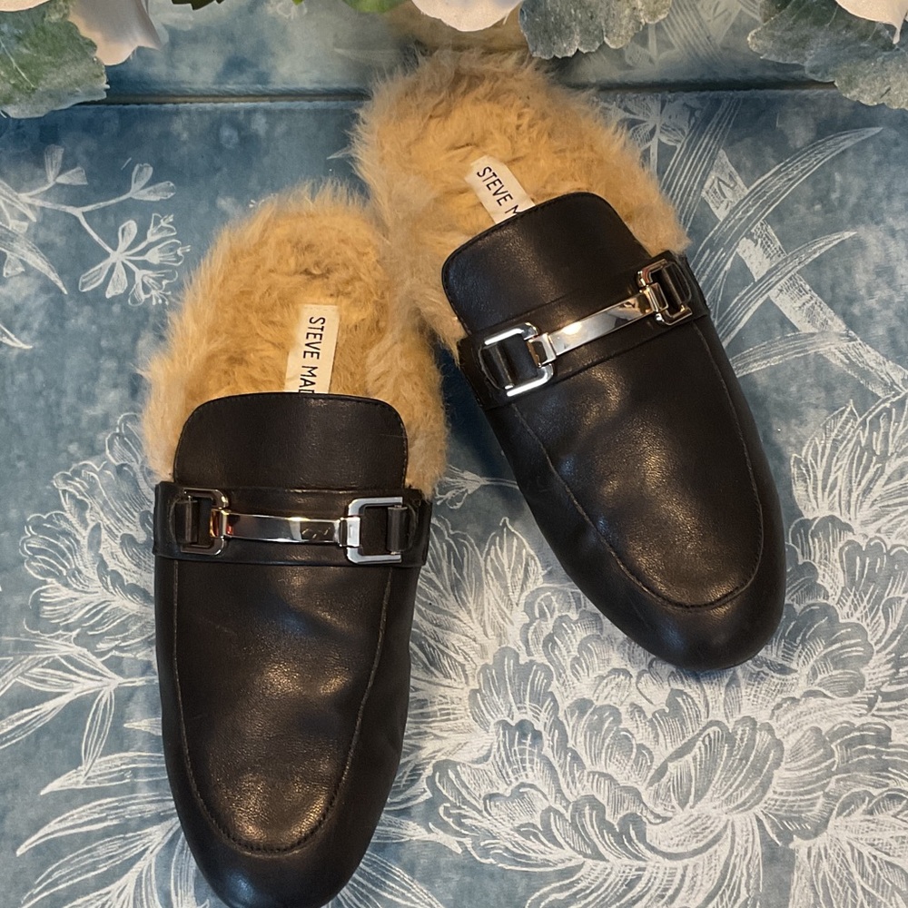 Steve Madden Khloe Fur Lined Mules